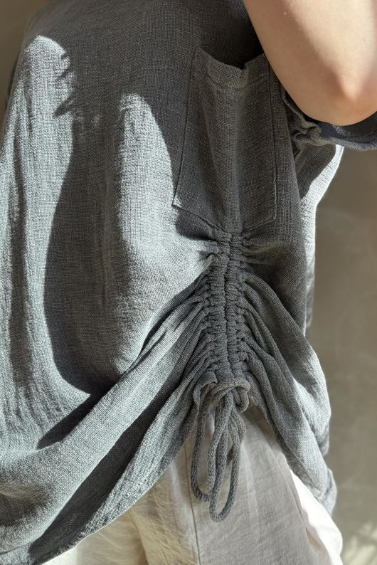 Santa Eulalia Hitch Top Washed Charcoal